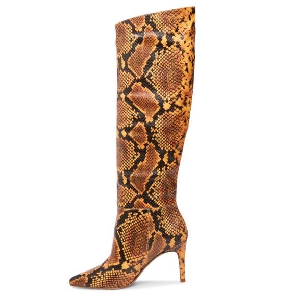 Steve Madden Shoes - NWT Steve Madden Snake Print Tall Boots